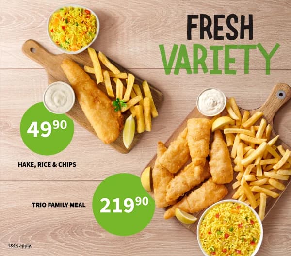 Fresh variety fish and seafood