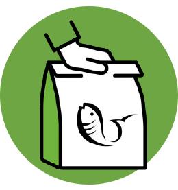 Fish takeaway icon